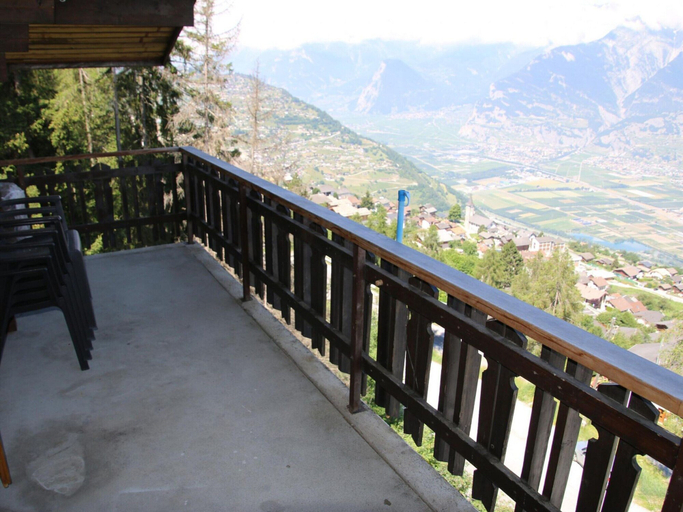 View from property 2, Stunning Apartment in Heart of Valley, Sion