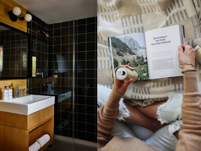 Bathroom 4, Tälta Lodge, A Bluebird by Lark, Lamoille