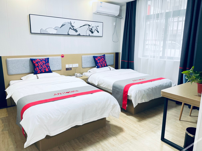 标准双床房 2, Junyi chain hotel (Suzhou Wuyue Plaza store), Suzhou