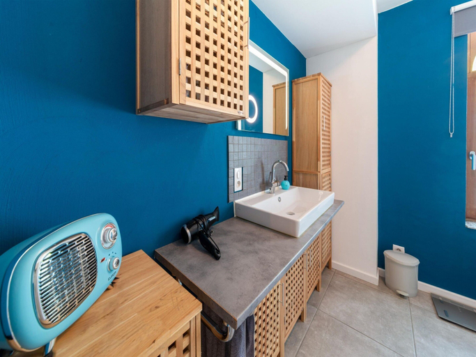 Bathroom 3, Magnificent Holiday Home for 6 Adults in Xhoffraix, Liège