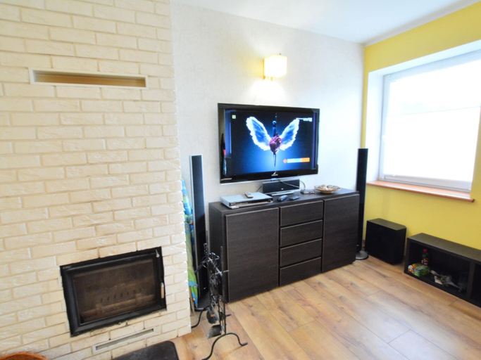 Living room, Nice Holiday Home With a Fireplace in Plesna, Koszalin
