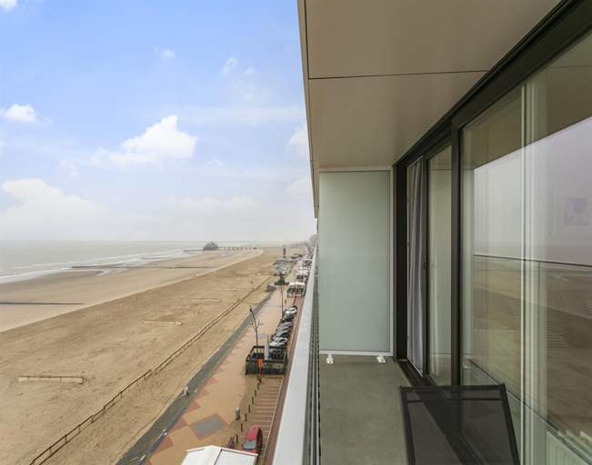 View from property 3, Apartment in Blankenberge With Sea Views, West-Vlaanderen