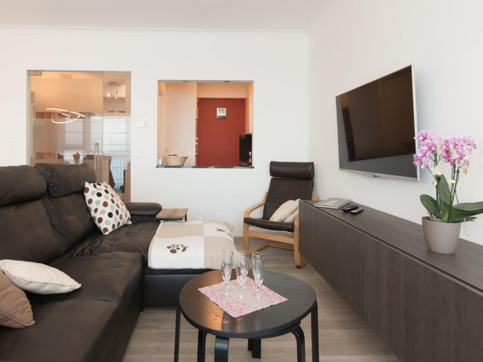 Living room 2, Phenomenal sea View Apartment in Ostend, West-Vlaanderen