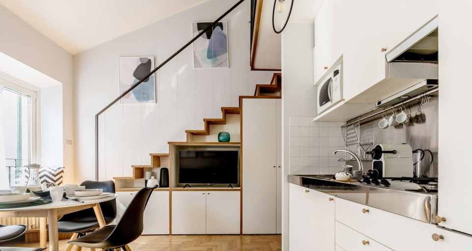 Private kitchen 3, Centro Vicolo Fiori - Modern Split-level Apartment, Milano