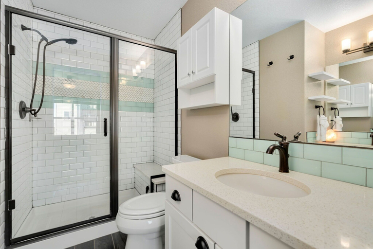 Bathroom, Old Town Escape w/ King Bed, Dog-friendly, Larimer