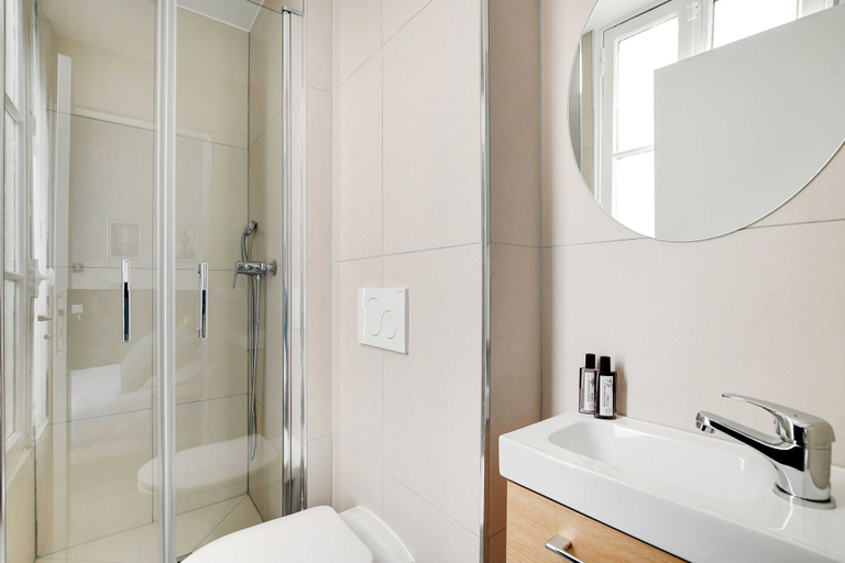 Bathroom, Modern Studio with A/C - Near Montmartre, Paris