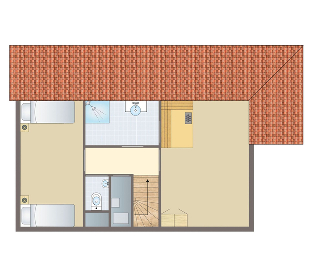 Interior detail 5, Wheelchair-friendly Retreat, Bernisse