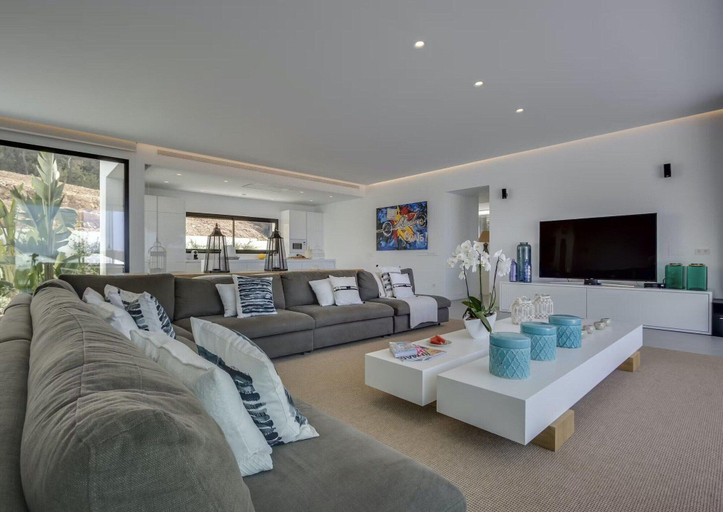 Living room 5, Sleek Villa With Nice Terrace, Baleares