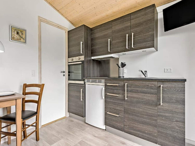 Private kitchen 4, 4 Person Holiday Park Home in Aarhus N, Århus