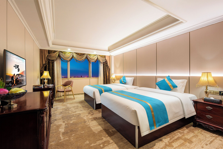 Bedroom 2, mingrenshouzuojiudian-wenjiangdaxuecheng, Chengdu