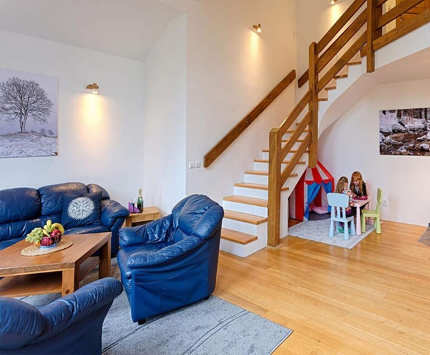 Living room 5, Spacious Apartment With Easy Connectivity, Semily