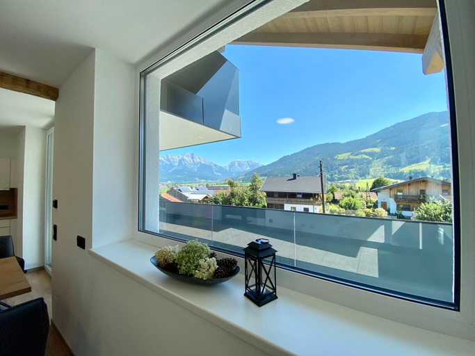 View from property 3, Saalfelden Apartment Balcony Mountainview, Zell am See