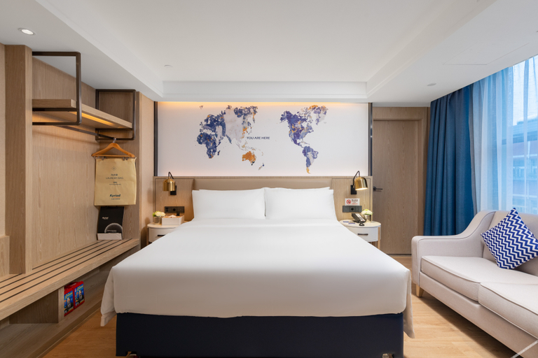 Bedroom 2, Kyriad Marvelous Hotel Shenzhen Longgang Nanlian Metro Station, Shenzhen