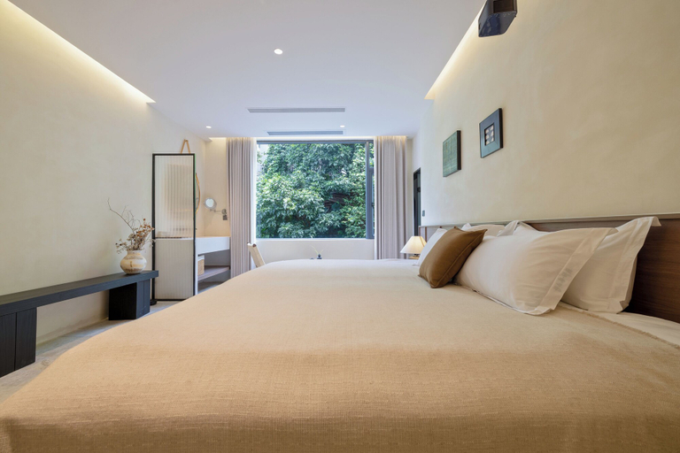 Bedroom 2, Xiyang Yishan Quiet Private Onsen Country Style Vacation Courtyard, Qingyuan