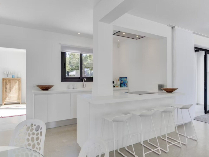 Private kitchen 4, Ibizian Villa With Sea-views, Baleares