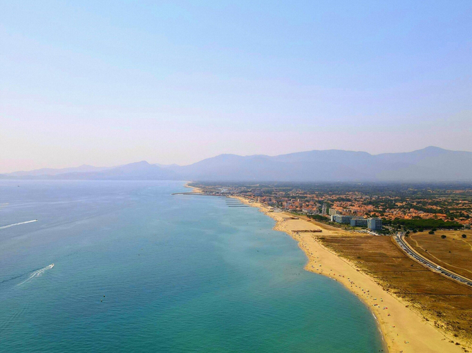 View from property 5, Residence Domaine du Golfe de Lion, St. Cyprien, Pyrénées-Orientales