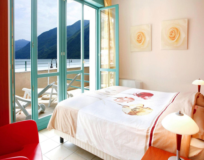 Bedroom 4, Modern Porlezza Apartment for 4, Como