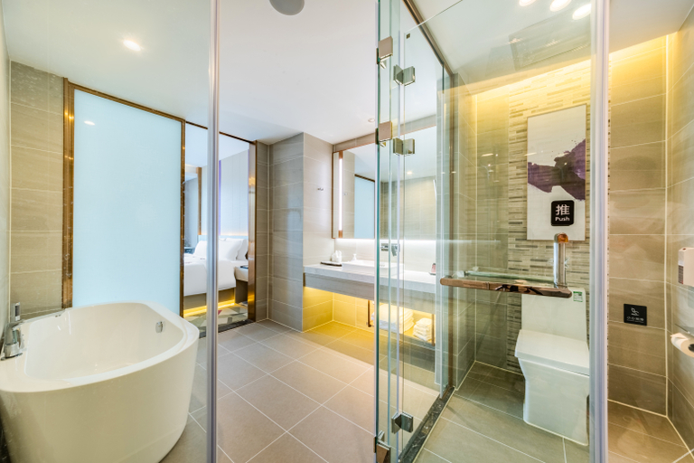 Bathroom 4, Lavande Hotel Dongguan City Hall Guomao, Dongguan