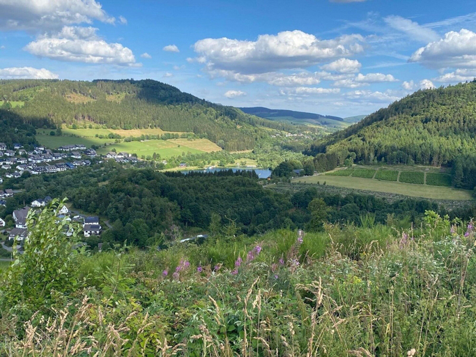 View from property, Studio in Niedersfeld Near Hillebachsee, Hochsauerlandkreis