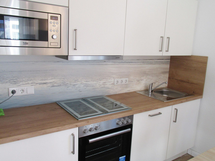 Private kitchen 2, Ferienwohnung im Erdgeschoss in Nessmersiel, Aurich