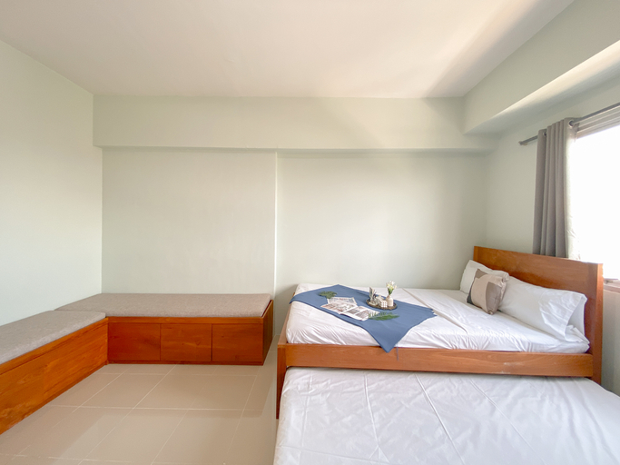 Bedroom 2, Contemporary Designed Studio Apartment Park View Condominium By Travelio, Depok
