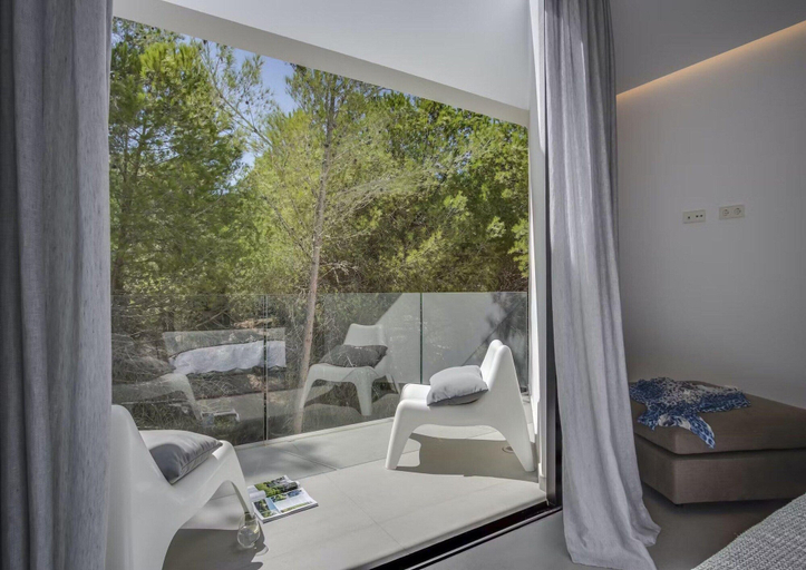 Balcony, Sleek Villa With Nice Terrace, Baleares