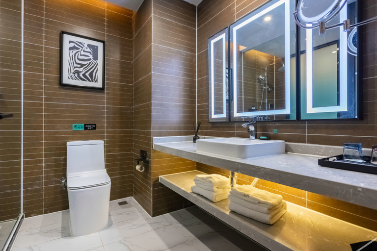 Bathroom 3, シャナホテル(), Jinan