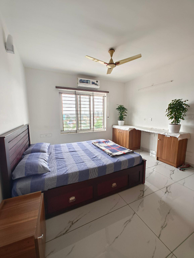 Bedroom 3, Luxurious Flat near Trivandrum railway station, Thiruvananthapuram