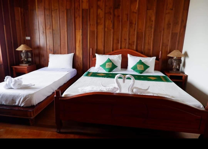 Bedroom, Kongmany Coloniale House, Khong