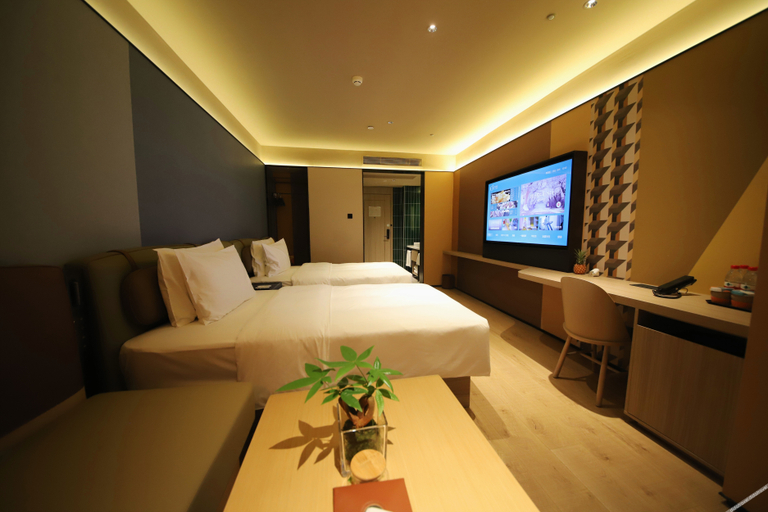 Bedroom 2, Orange Hotel Haikou Wanda Plaza, Haikou
