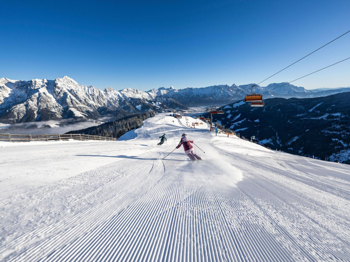 View from property 4, Apartment in Saalfelden Near Ski Slopes, Zell am See