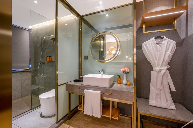 Bathroom 3, Orange Hotel Changsha Yaoling Xiangya Second Hospital Metro Station, Changsha