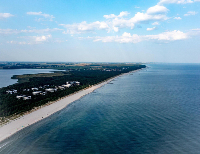 View from property 3, Apartment in Rogowo Near Beach and Lake, Gryfice