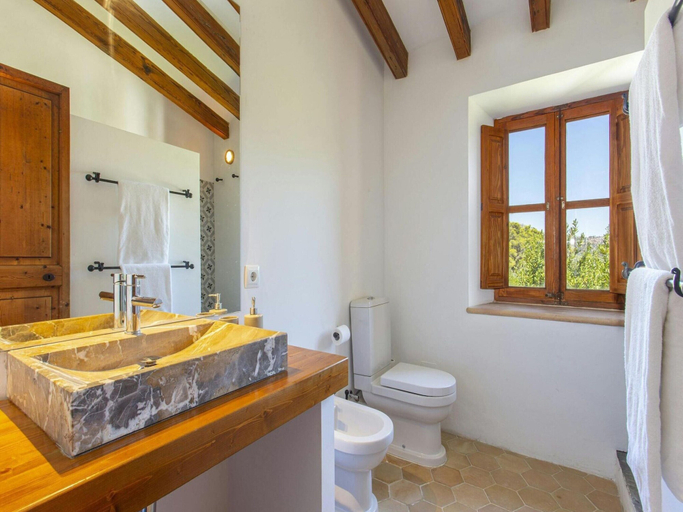 Bathroom 2, Stunning Farmhouse With Private Pool, Baleares
