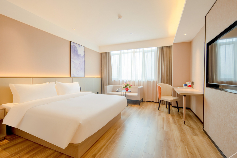Bedroom 2, Starway Hotel Jining Jiaxiang Hongshan Road, Jining