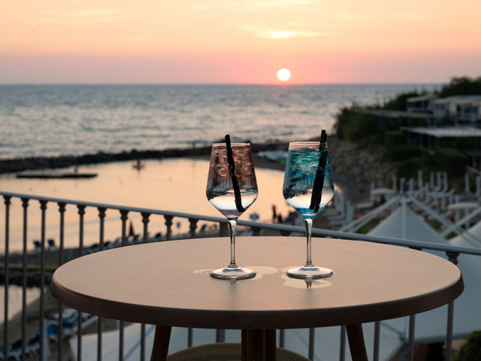 View from property 2, Chalet in Cilento With Sea View and Pool, Salerno