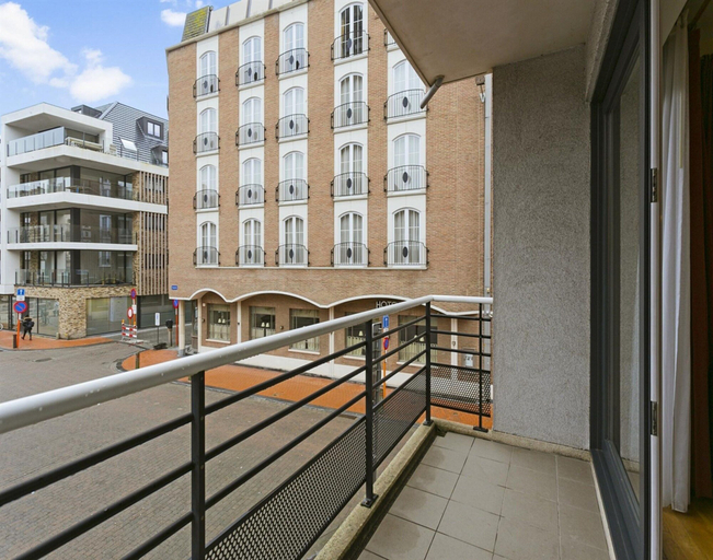 Balcony, Apartment in Blankenberge Near Seafront, West-Vlaanderen