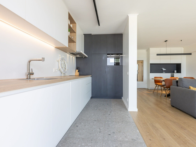 Private kitchen 2, Amazing Apartment With Sea-views, West-Vlaanderen