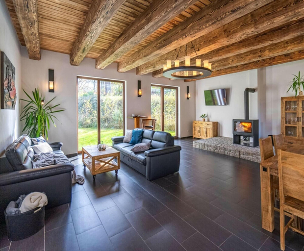Living room, Beautiful Villa With Spacious Rooms, Benešov