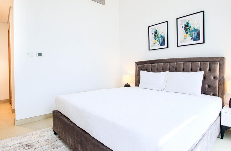 Bedroom 3, Chic 1BR Iris Amber Al Jaddaf, Dubai
