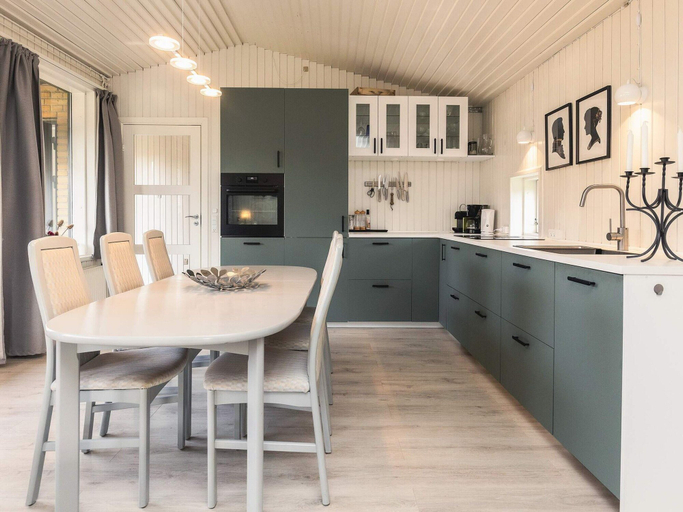 Private kitchen, 6 Person Holiday Park Home in Middelfart, Middelfart