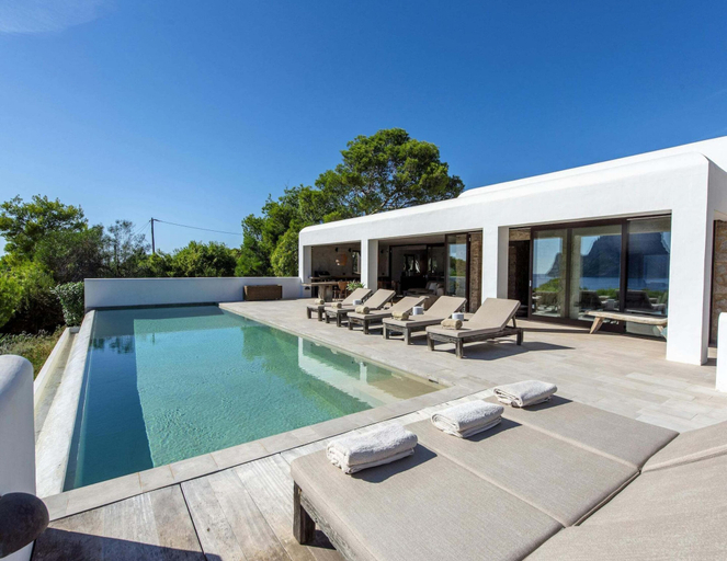 Pool, Lavish Villa Overlooking Es Vedra, Baleares