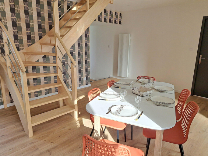 Private kitchen 5, Holiday Home in Brittany With Sea View, Finistère