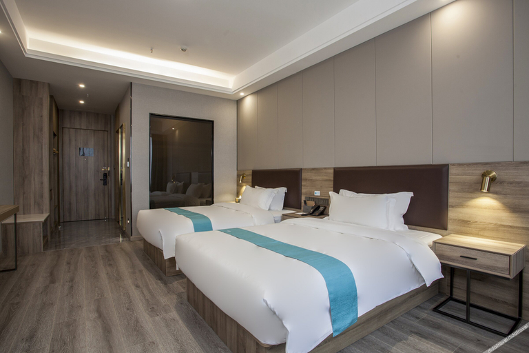 Bedroom 2, VX Hotel Changzhou Wujin Gaoxin District Nanxiashu Mosaic, Changzhou