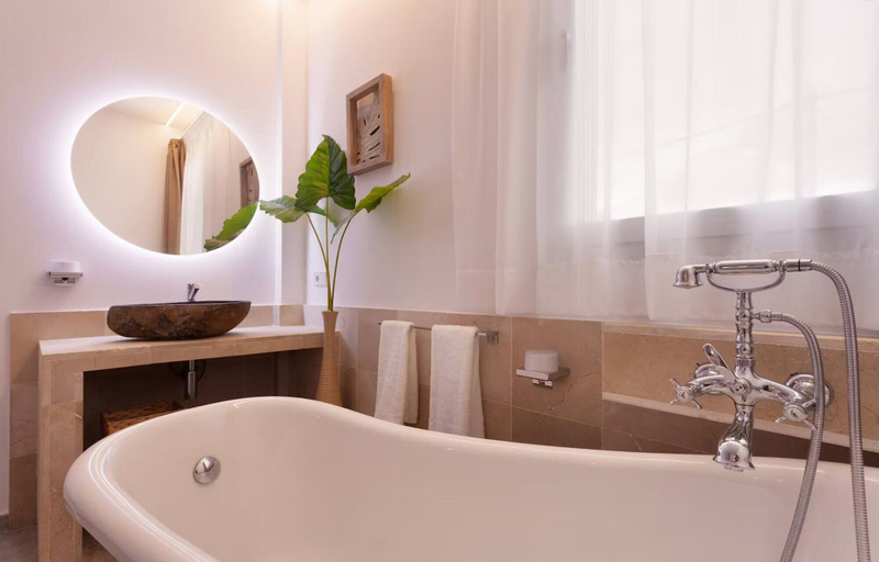 Bathroom 2, Villa With Salt Water Pool, Baleares