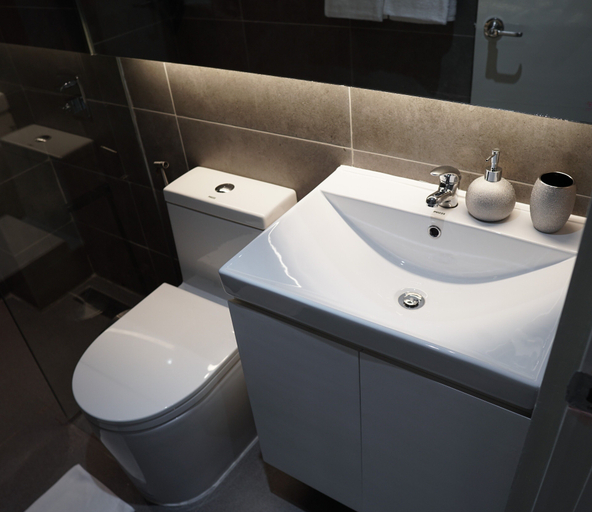 Bathroom, Radlett Residences, Tuguegarao City