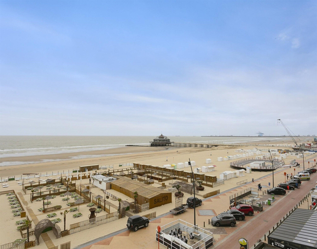 View from property 5, Apartment in Blankenberge With Sea Views, West-Vlaanderen
