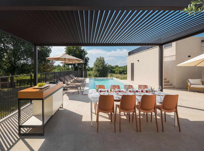 Dining 5, Luxury Villa in Tar With View, Poreč