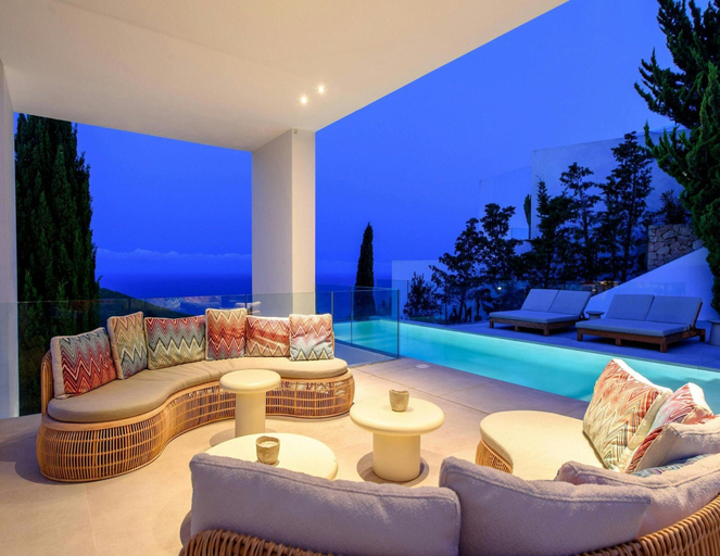 Balcony 3, Modern Villa in Santa Eulalia, Baleares