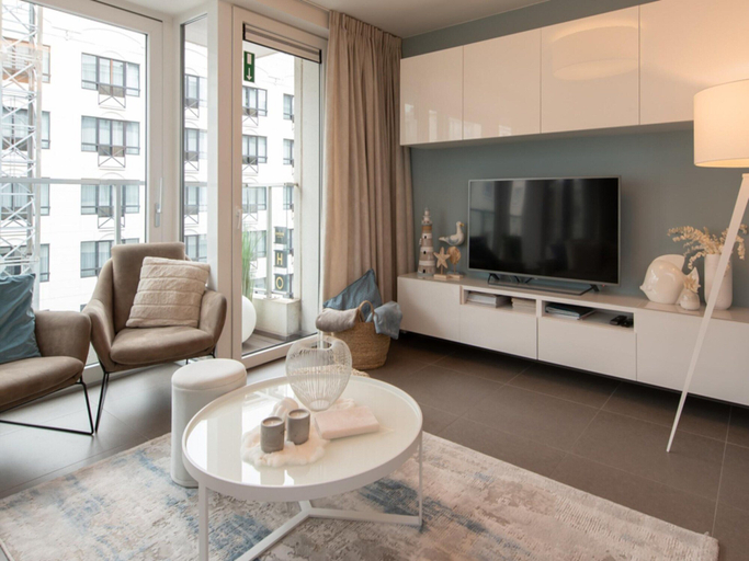 Living room 5, Modern Apartment in Ostend, West-Vlaanderen